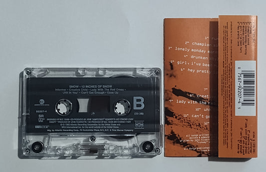Snow - "12 Inches Of Snow" - CASSETTE TAPE (SR; DIGalog; DOLBY HX PRO) VG+/VG (Cracked shell)