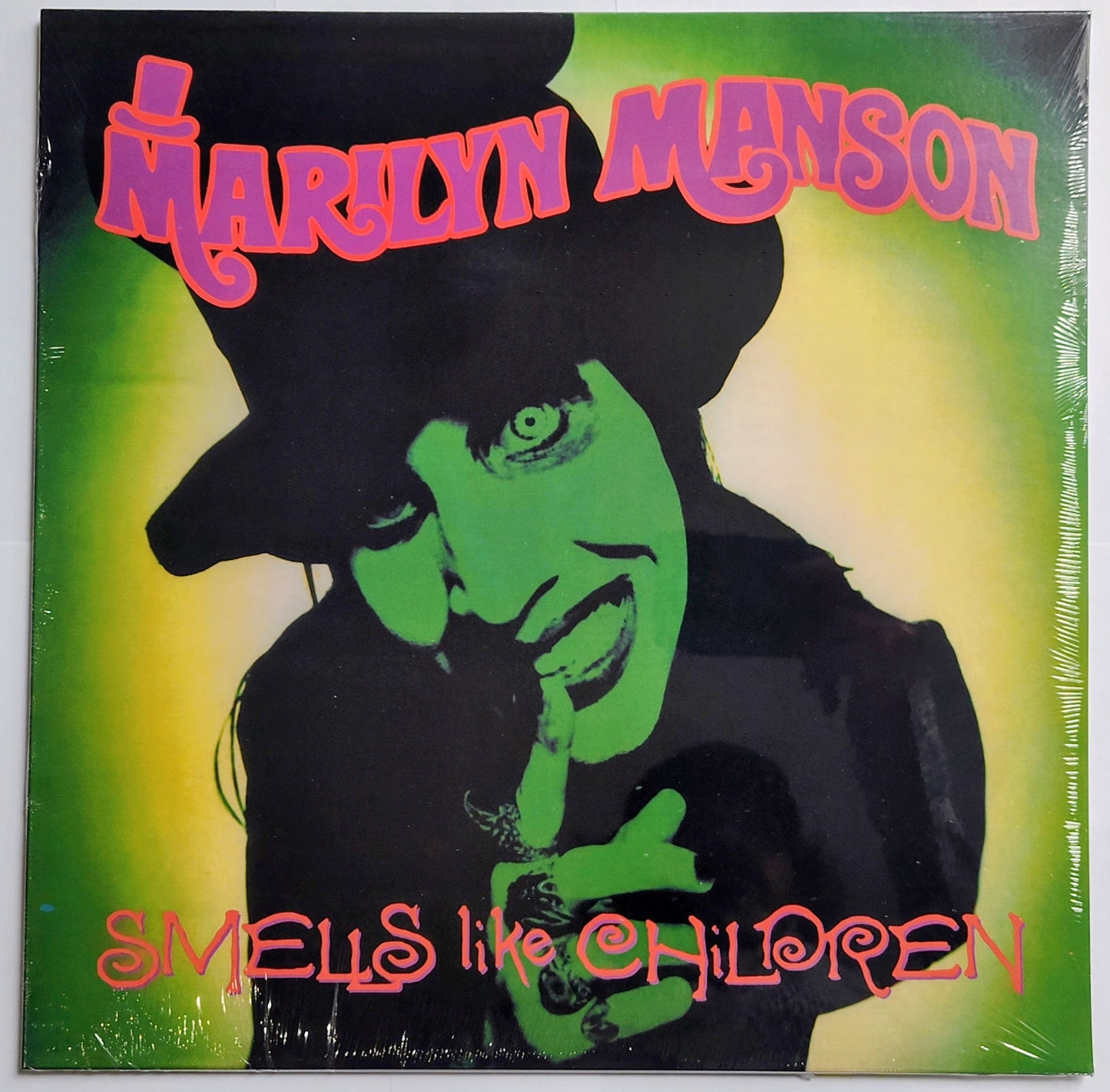 Marilyn Manson "Smells Like Children" - VINYL RECORD (Italy "Fan Club" Import; Color Vinyl; Color Unknown) M/M (Sealed; Ships in whiplash) *🔥*