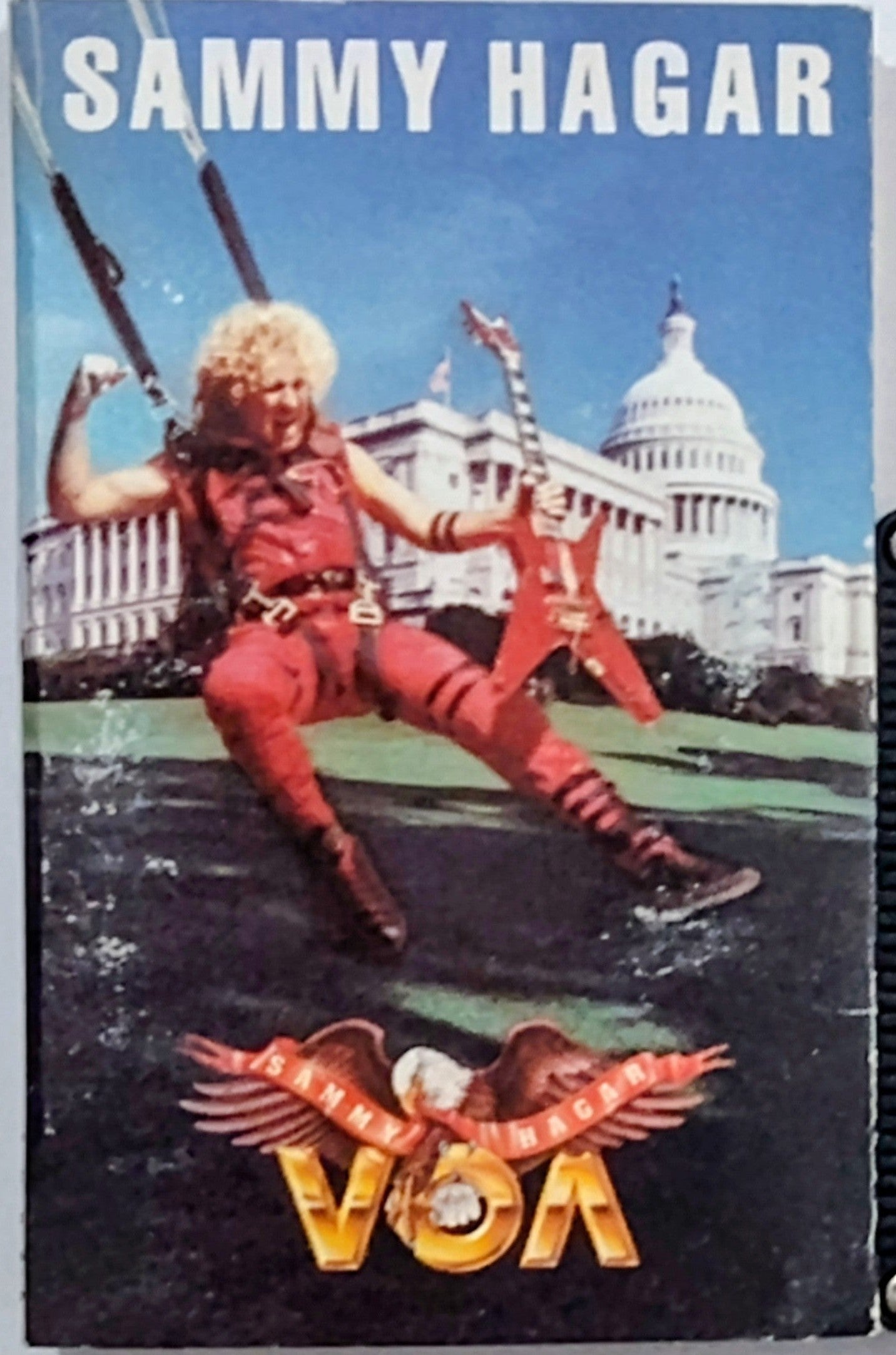 Sammy Hagar - "VOA" - CASSETTE TAPE (Canada; black shell) G+/G+
