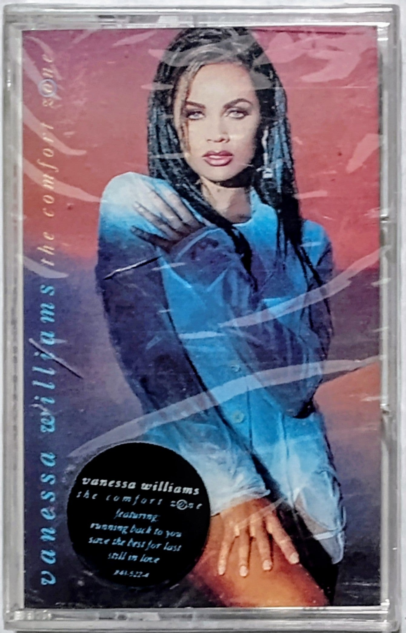 Vanessa Williams - “The Comfort Zone” - CASSETTE TAPE NM/M (Sealed with hype sticker; small cracks in cover; scratchy cellophane)