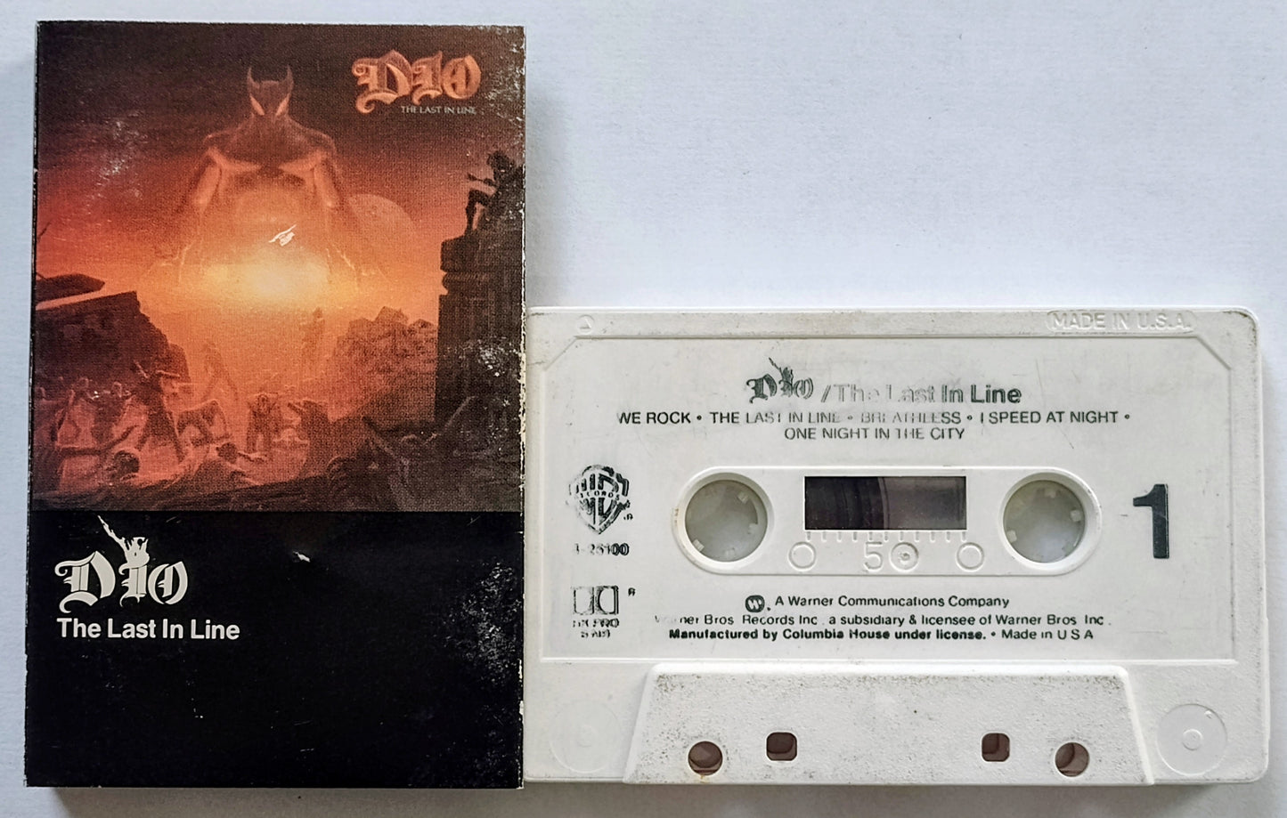 Dio - “Last In Line” - CASSETTE TAPE G+/G+