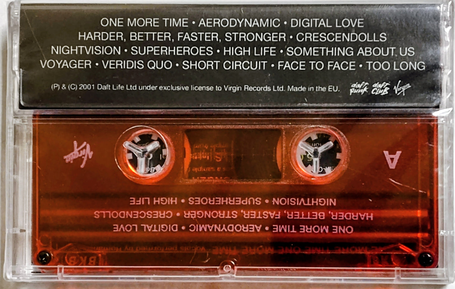 Daft Punk - “Discovery” - INDIE CASSETTE TAPE (Italy “Fan Club” Reissue) M/M (Sealed)