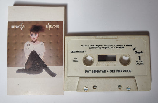 Pat Benatar - "Get Nervous" - CASSETTE TAPE (Club; DOLBY) VG/G+