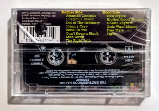 Brother/Hood Nation, The - "Stormin'" - CASSETTE TAPE (DOLBY) M/M (Sealed) [Buffalo, NY]