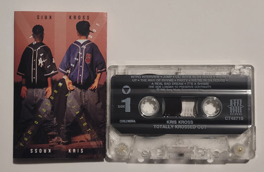 Kriss Kross - "Totally Krossed Out" - CASSETTE TAPE VG+/VG+