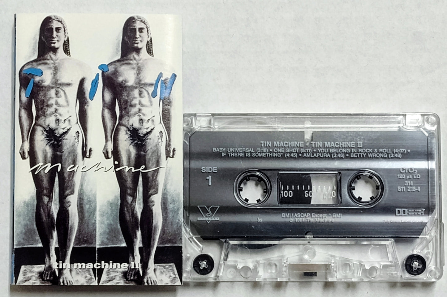 Tin Machine - “Tin Machine II” - CASSETTE TAPE VG+/VG+