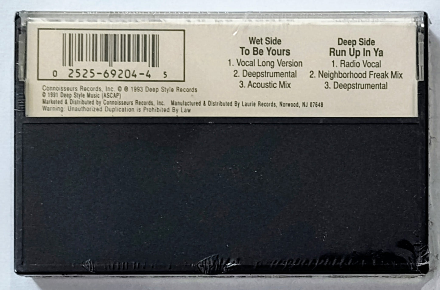 Fo-Deep - “To Be Yours” - CASSETTE TAPE (Maxi Single) NM/M (Sealed; tiny tears in cellophane)