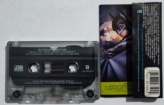 Various Artists - “Batman Forever Soundtrack” - CASSETTE TAPE (Indonesia) VG/VG+