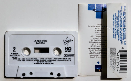 Loose Ends - "Zagora" - CASSETTE TAPE VG+/NM