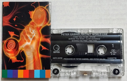 Peter Gabriel - “Secret World Live” - CASSETTE TAPE VG+/VG+