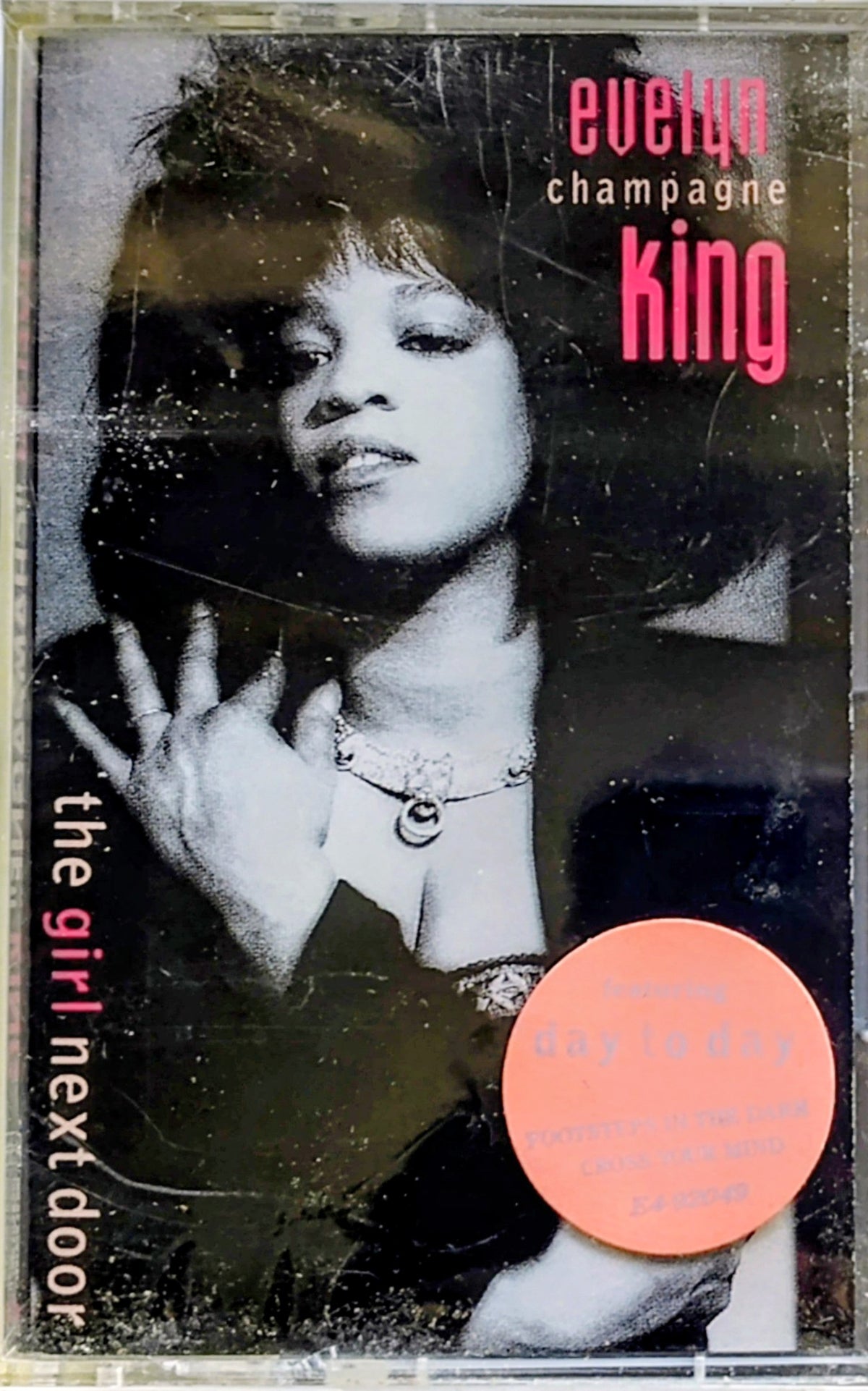 Evelyn “Champagne” King - “The Girl Next Door” - CASSETTE TAPE NM/M (Sealed with hype sticker; torn cellophane)