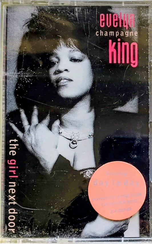 Evelyn “Champagne” King - “The Girl Next Door” - CASSETTE TAPE NM/M (Sealed with hype sticker; torn cellophane)