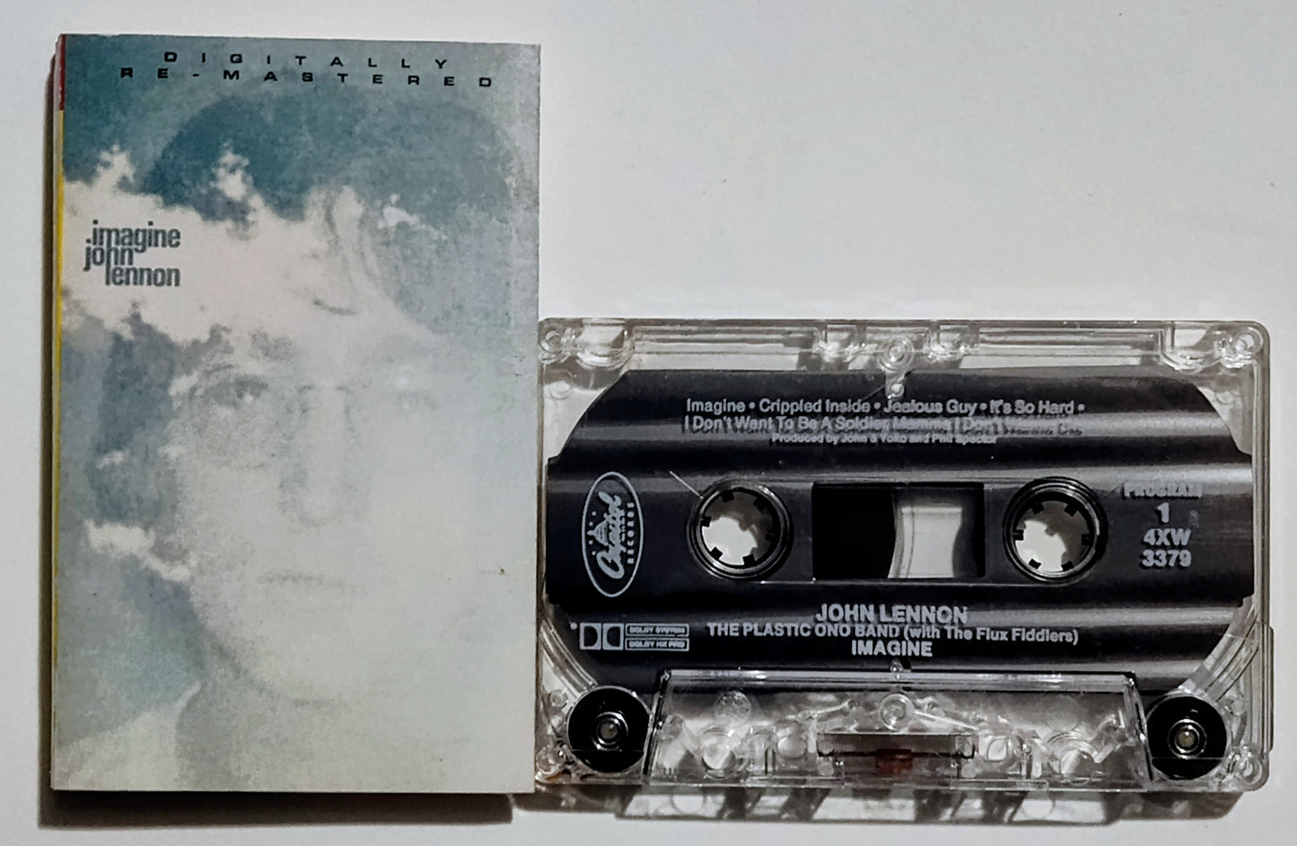 John Lennon - "Imagine" - CASSETTE TAPE VG/VG+