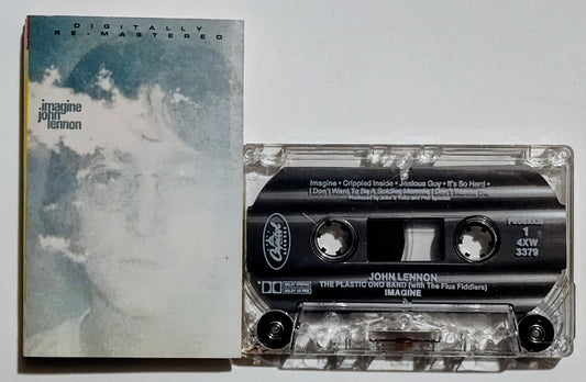 John Lennon - "Imagine" - CASSETTE TAPE VG/VG+
