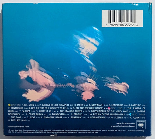 Bela Fleck & The Flecktones - “Little Worlds” - COMPACT DISC (3x) VG/G+