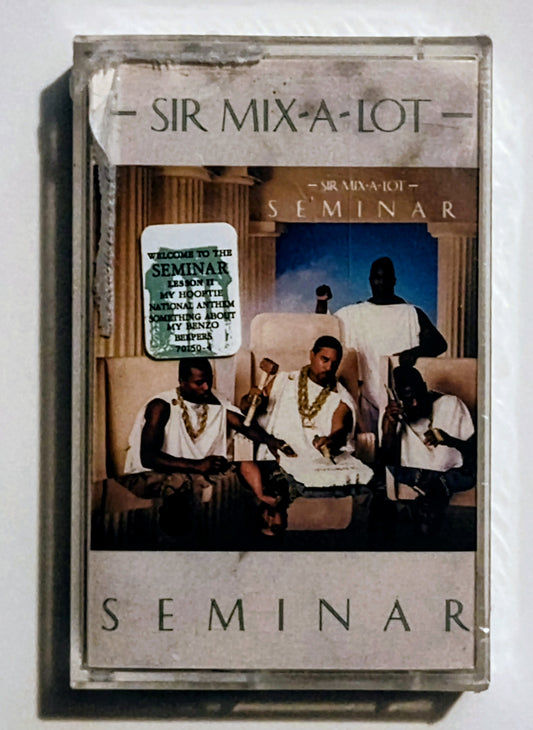 Sir Mix-A-Lot - "Seminar" - CASSETTE TAPE VG+/M (Sealed; cracked case)