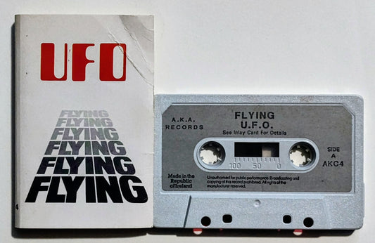 UFO - "Flying" - CASSETTE TAPE (Ireland) G/NM