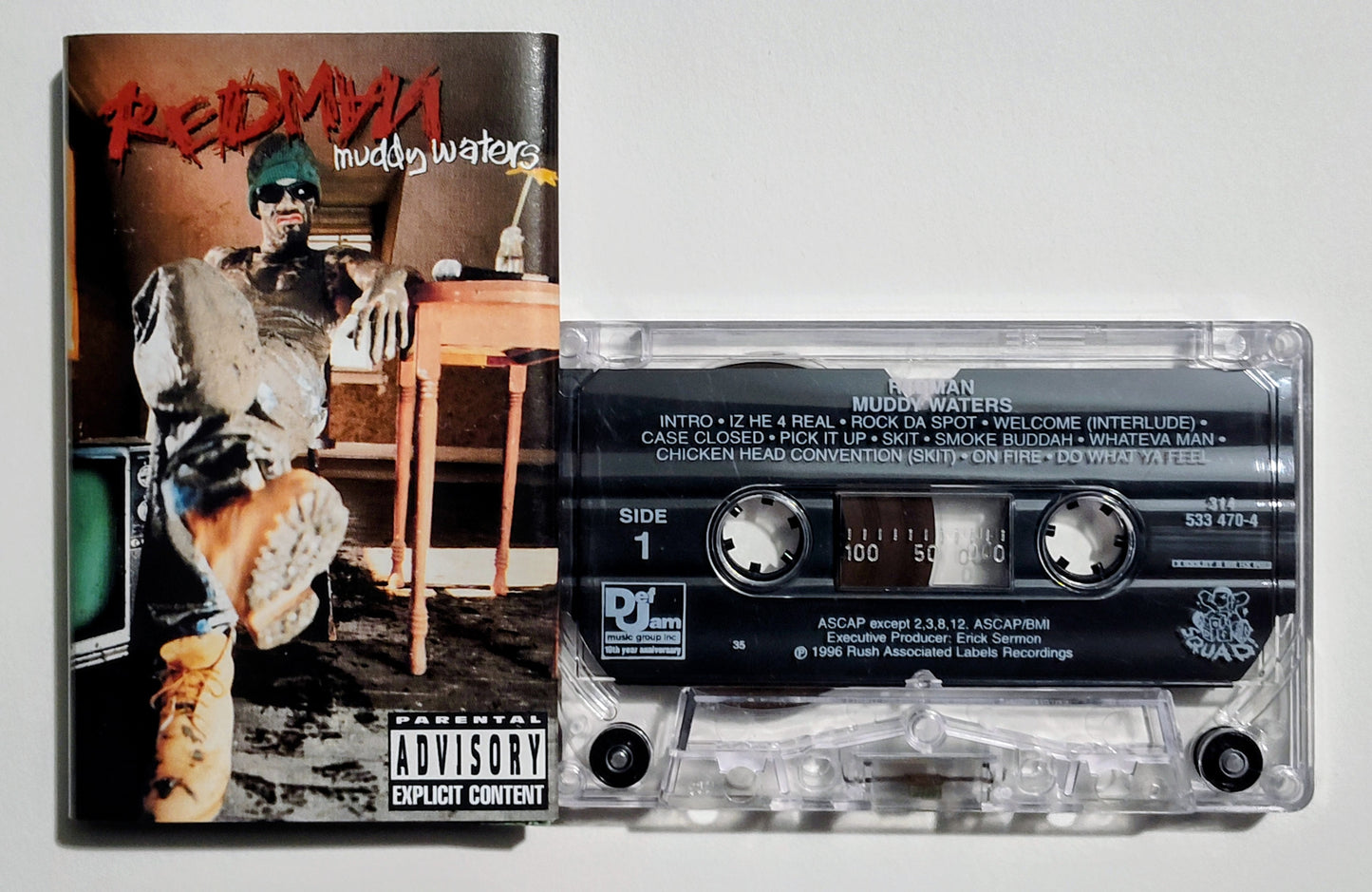 Redman - "Muddy Waters" - CASSETTE TAPE (DOLBY HX PRO B NR) VG/VG+