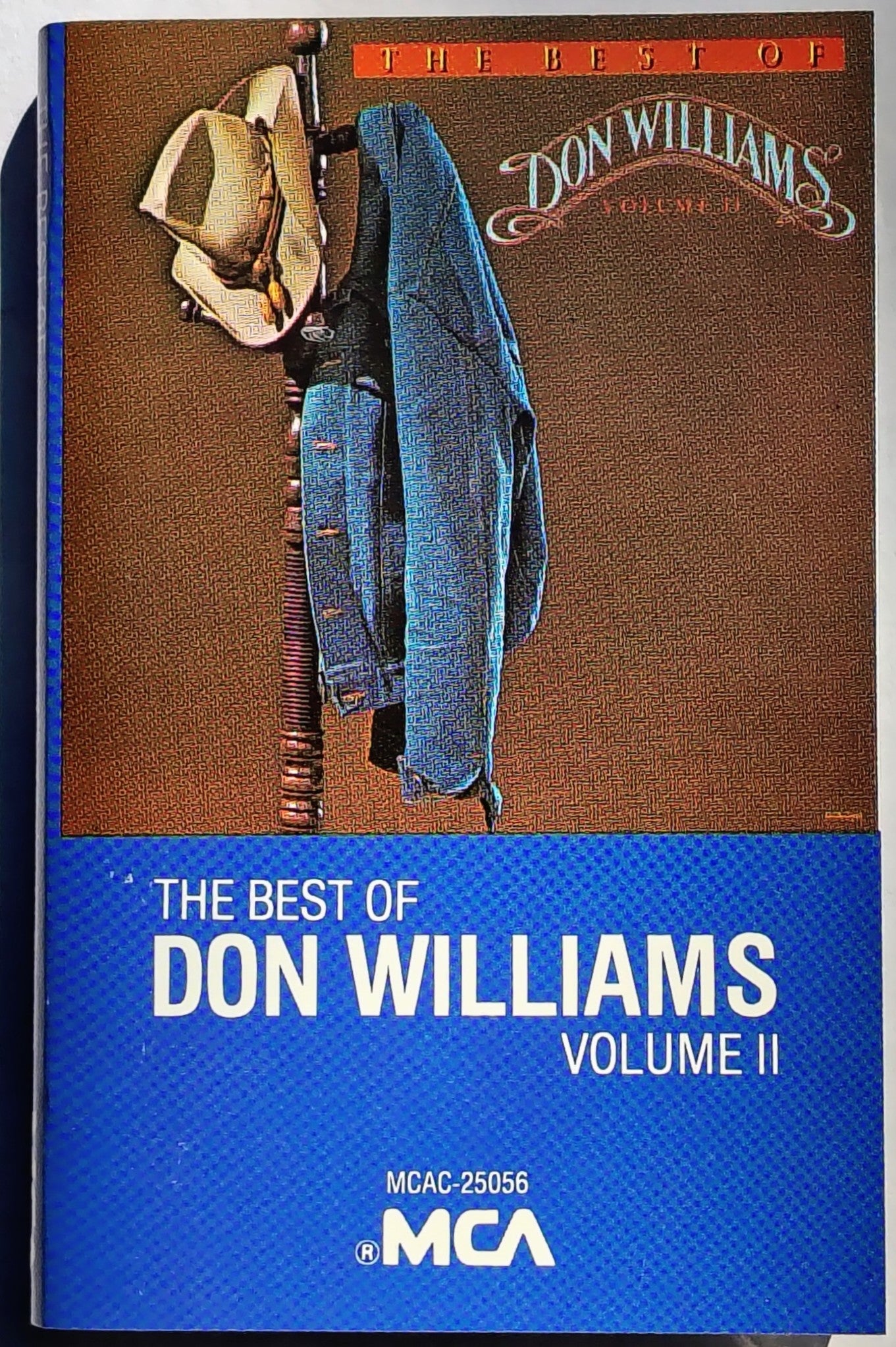 Don Williams - "The Best Of Don Williams, Volume II" CASSETTE TAPE VG+/VG+