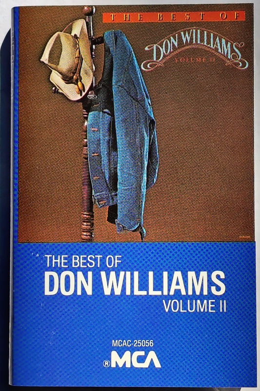 Don Williams - "The Best Of Don Williams, Volume II" CASSETTE TAPE VG+/VG+
