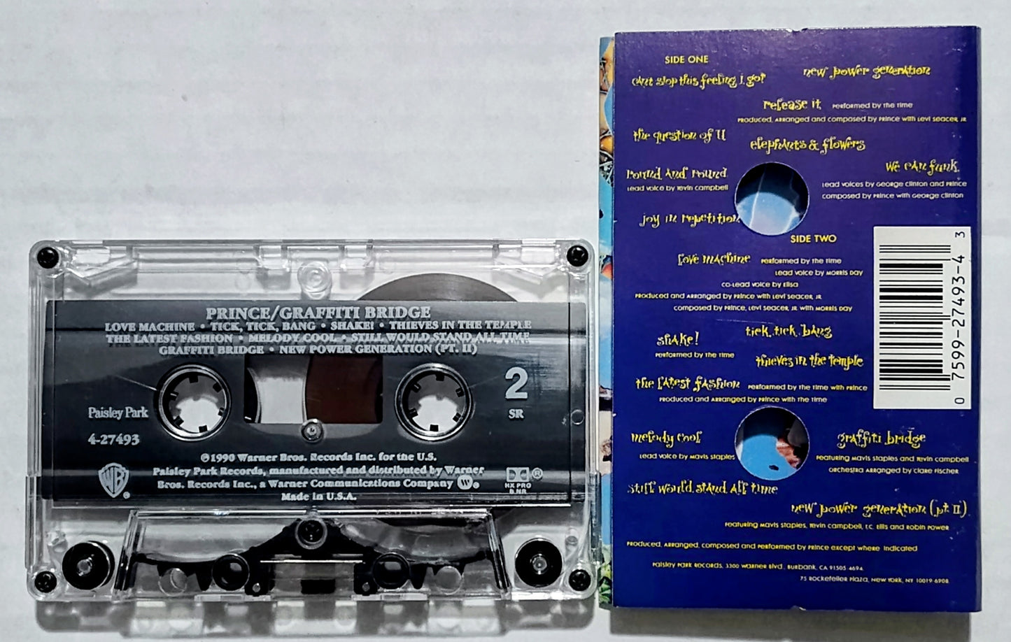 Prince - “Graffiti Bridge” - CASSETTE TAPE VG+/VG+