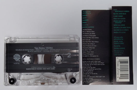 Van Halen - "OU812" - CASSETTE TAPE (DOLBY) VG+/VG+