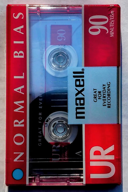 Blank - Maxell Normal Bias (90-Minute; Unique Vintage style; Sealed)
