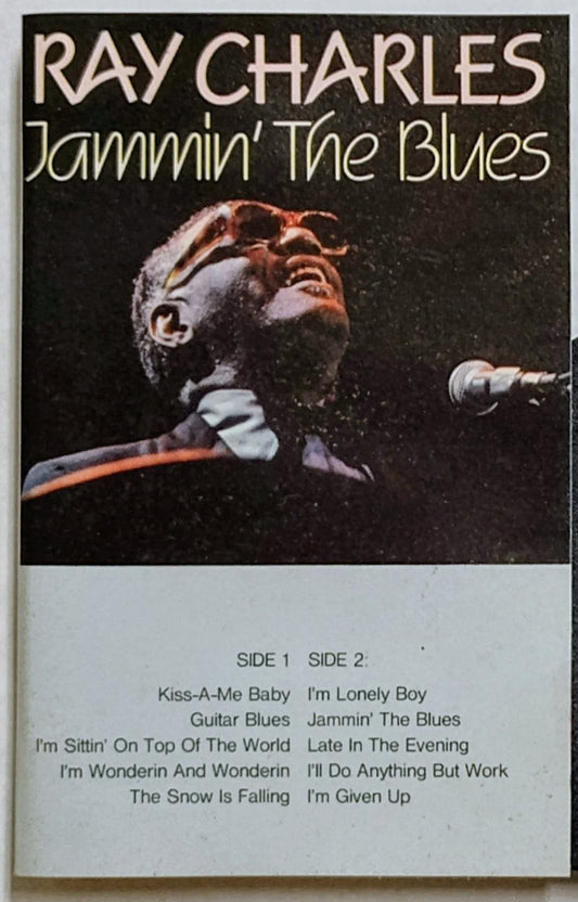 Ray Charles - “Jammin’ The Blues” - CASSETTE TAPE VG/VG+