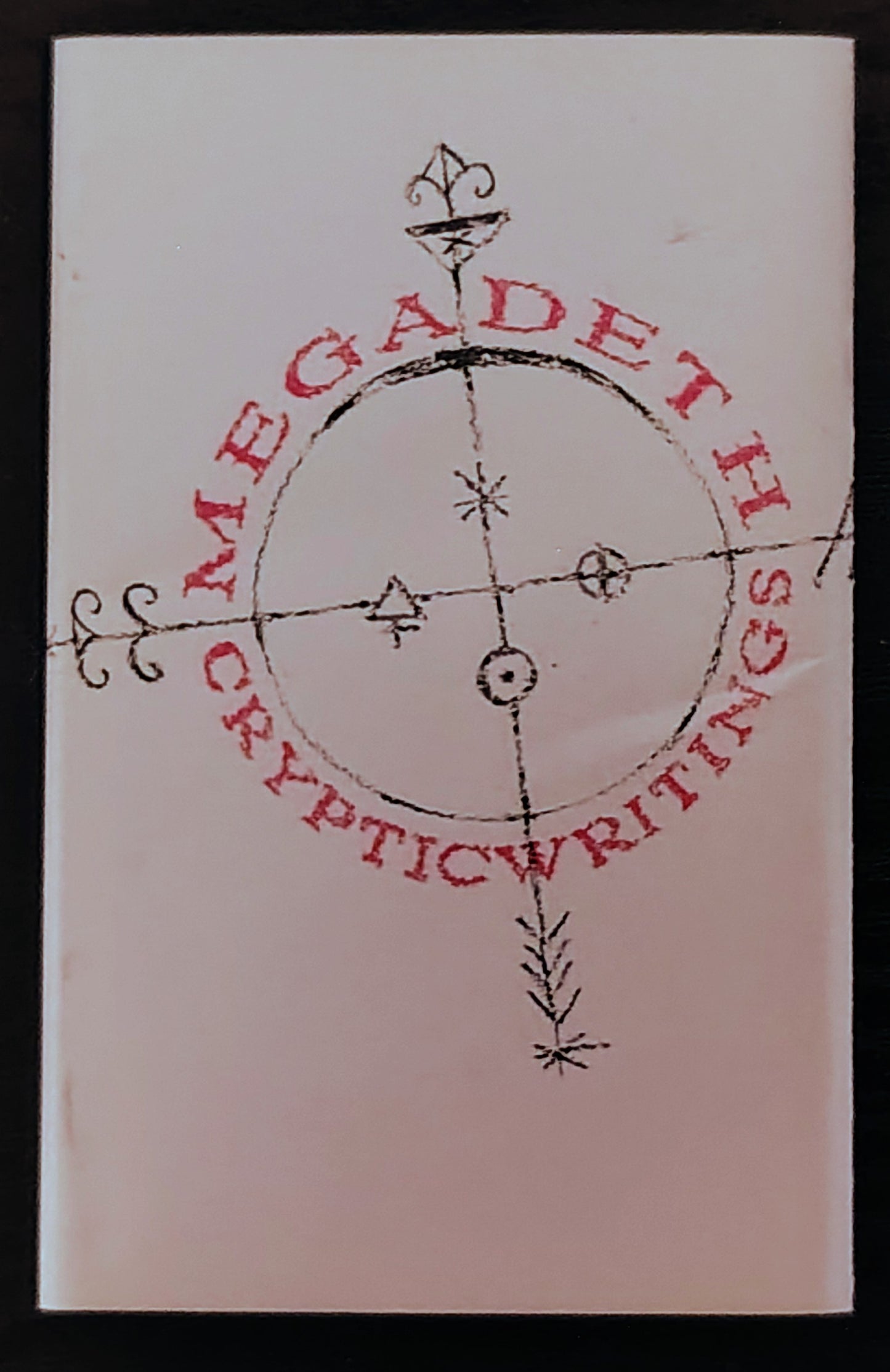 Megadeth - “Cryptic Writings” - CASSETTE TAPE VG+/VG+