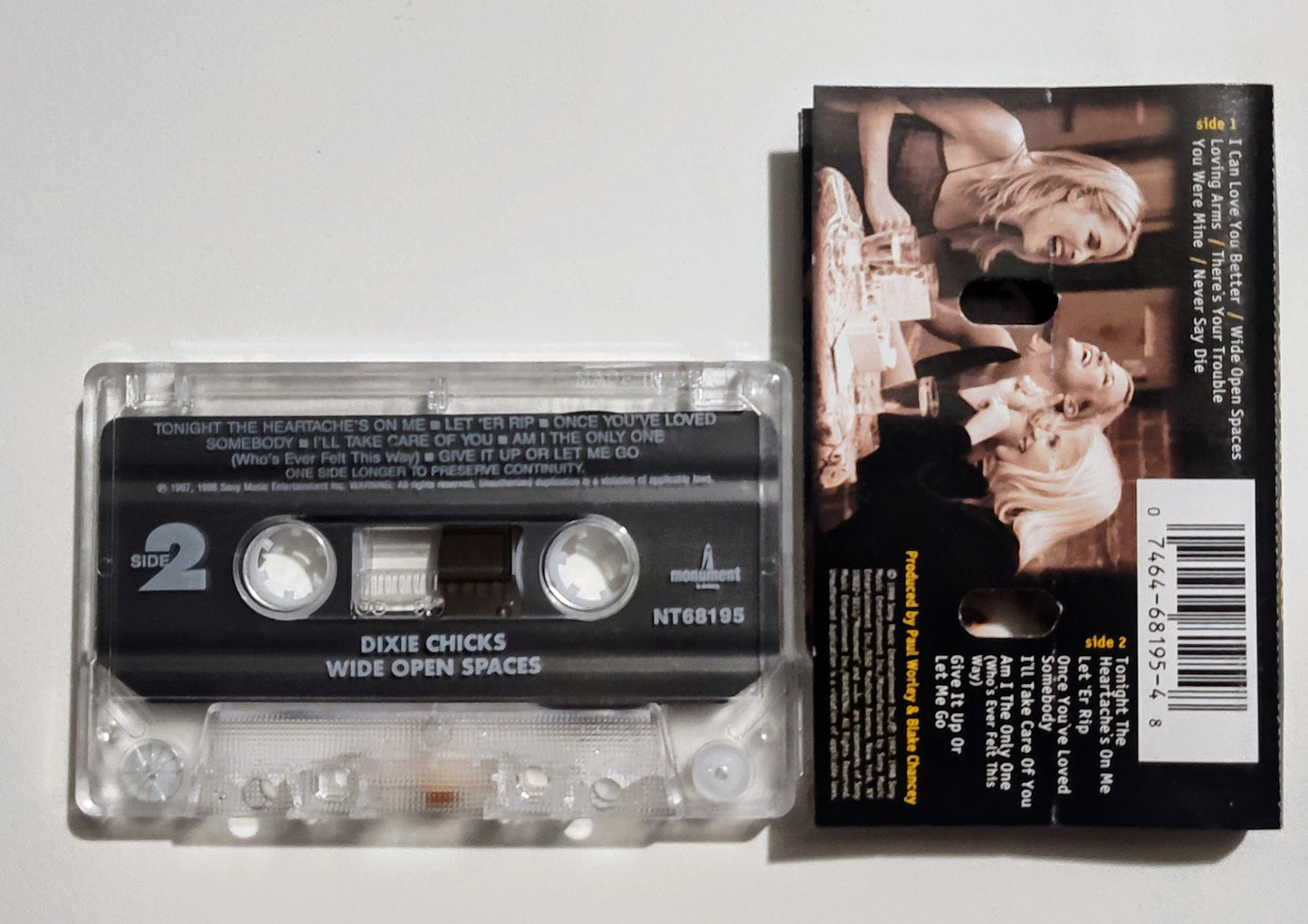 Dixie Chicks - "Wide Open Spaces" - CASSETTE TAPE VG+/VG+
