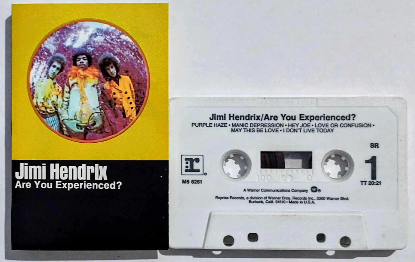 Jimi Hendrix - “Are You Experienced?” - CASSETTE TAPE VG/VG+