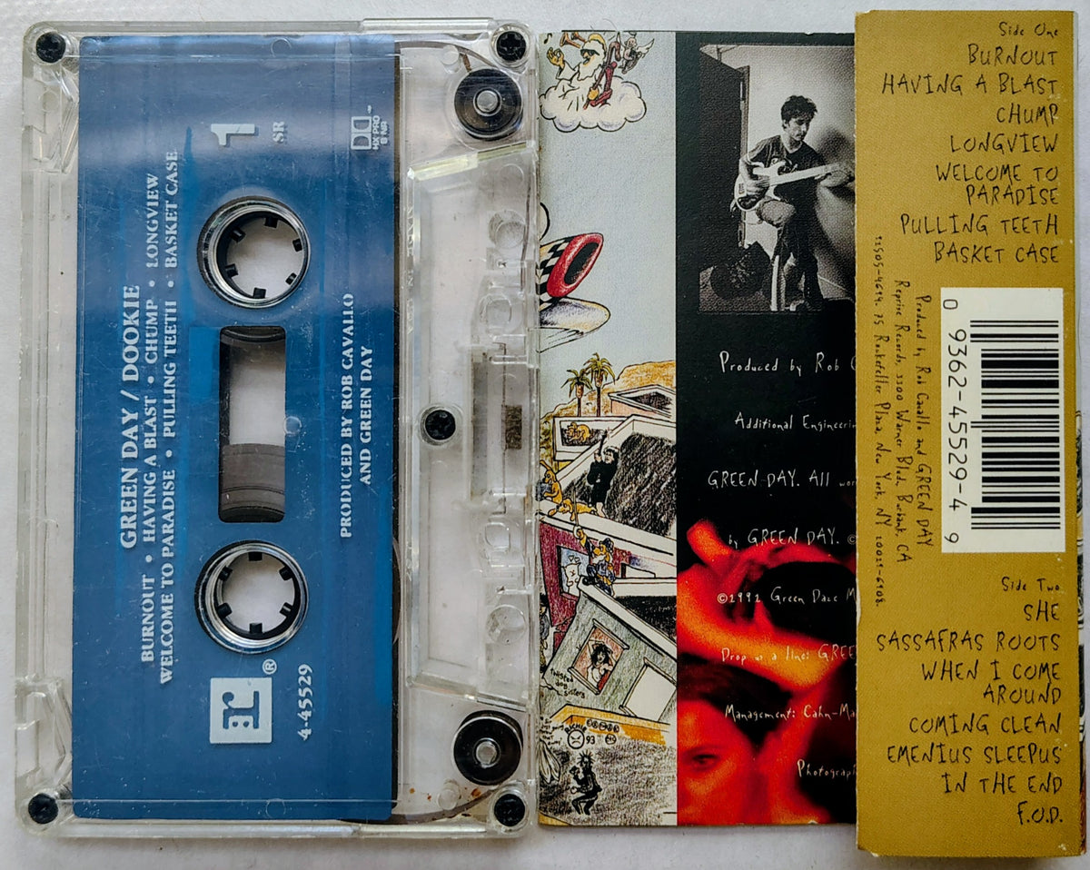 Green Day - "Dookie" - CASSETTE TAPE VG/VG *🚨*