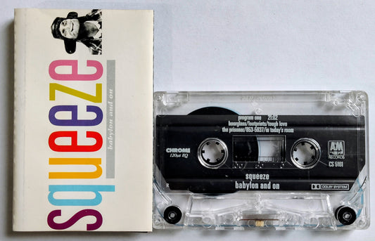 Squeeze - “Babylon And On” - CASSETTE TAPE VG/VG+
