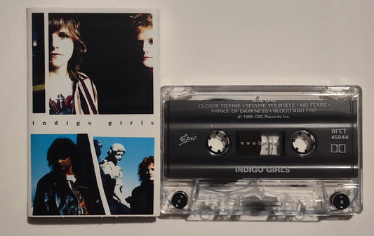 Indigo Girls - "Indigo Girls" - CASSETTE TAPE (Canada; clear shell; DOLBY) VG+/VG+