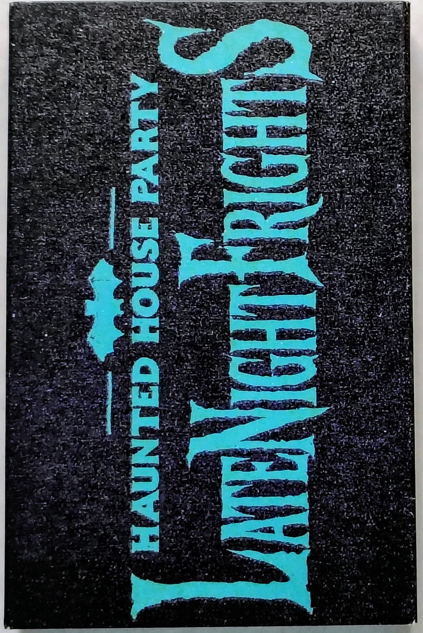 Haunted House Party 2025 (Strange Daisy Records' Annual Halloween Hip-Hop instrumental mix) - "Late Night Frights" - INDIE CASSETTE TAPE  NM/NM (In slipcase; Played 1x; Glows in blacklight, revealing spooky art!!!)
