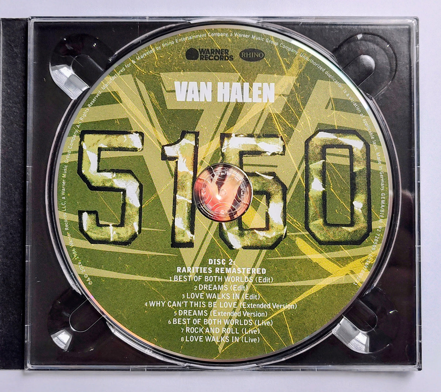 Van Halen - "5150 (2026 2-Disc Deluxe Edition)" - COMPACT DISC (2x) NM/NM