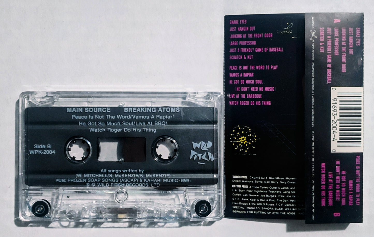 Main Source - "Breaking Atoms" - CASSETTE TAPE VG+/VG+