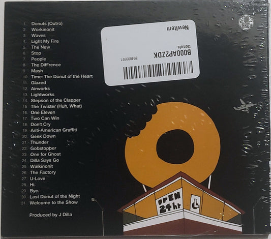 J Dilla - "Donuts" - INDIE COMPACT DISC M/M (Sealed)