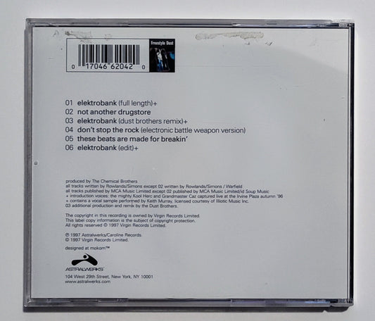 Chemical Brothers, The - "Elektrobank" - COMPACT DISC VG+/VG