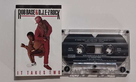 Rob Base and D.J. E-Z Rock - "It Takes Two" - CASSETTE TAPE (DOLBY) G+/VG