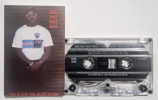 Big Hat Ray Ray - "This Is For The Quiet Storm" - CASSETTE TAPE VG+/VG+