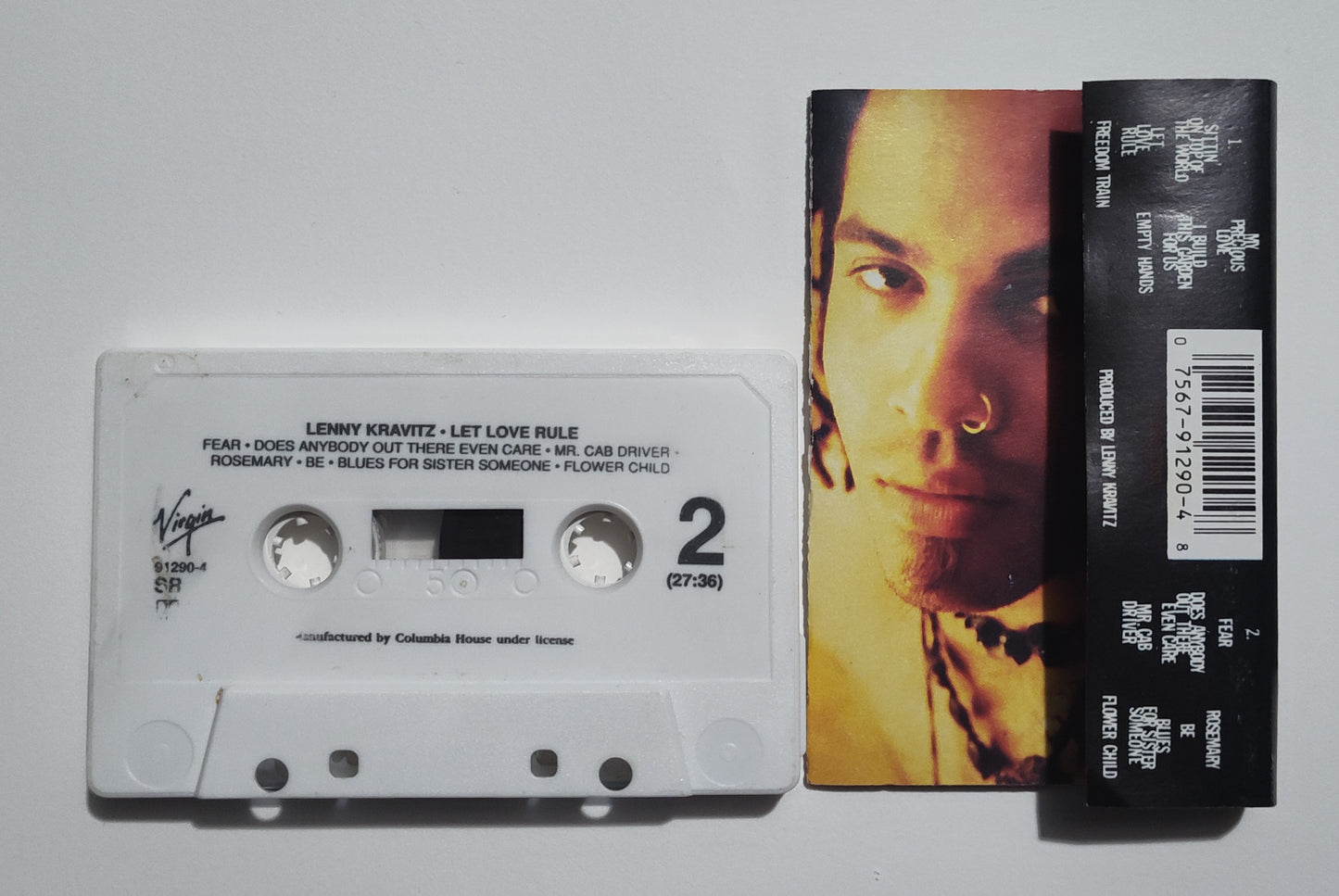 Lenny Kravitz - "Let Love Rule" - CASSETTE TAPE VG/VG+