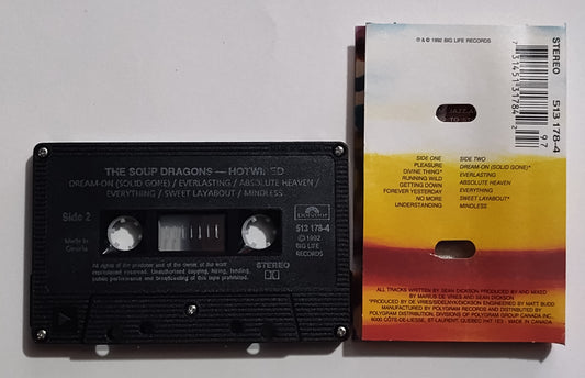 Soup Dragons - "Hotwired" - CASSETTE TAPE (Canada; black shell; DOLBY) VG+/VG+