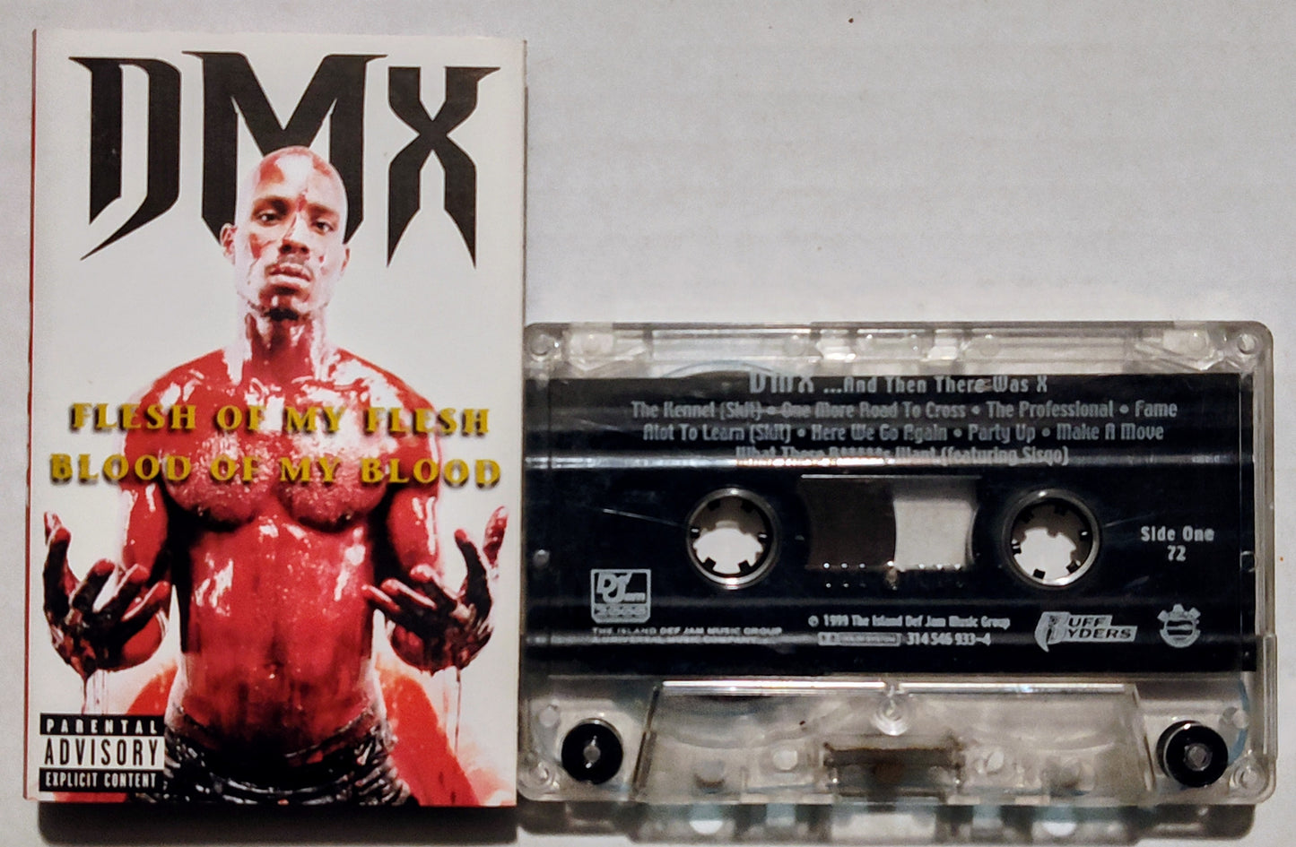 DMX - “Flesh Of My Flesh Blood Of My Blood” - CASSETTE TAPE VG/G+