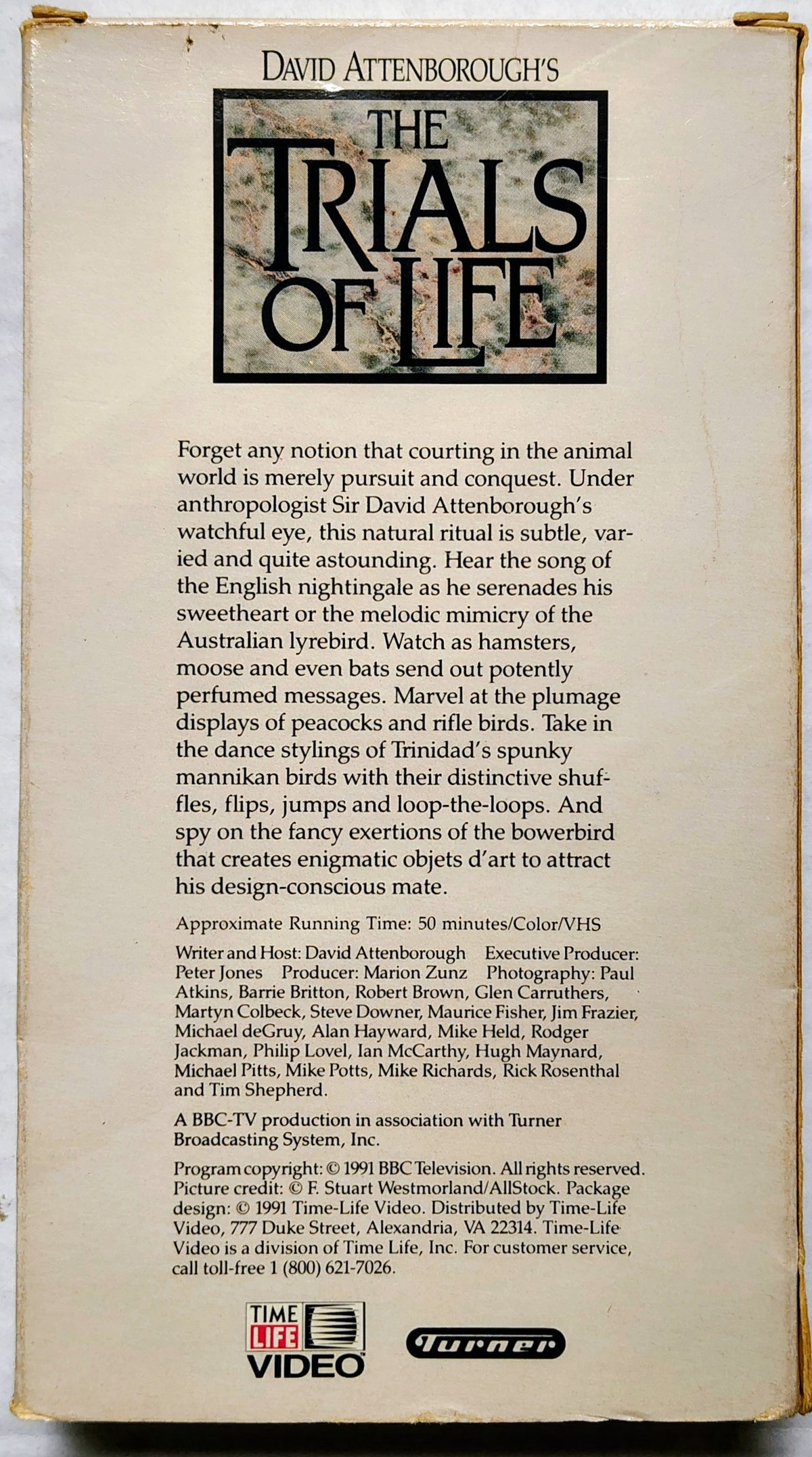 Trials Of Life: Courting - VHS (*Not Graded; see notes/photos)
