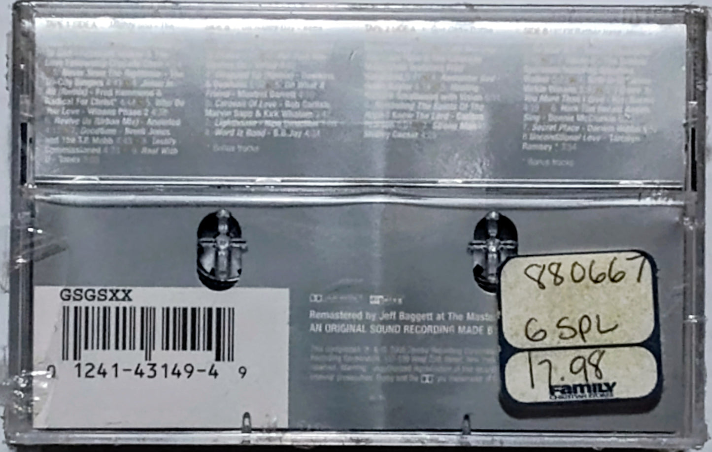 Various Artists - “Wow Gospel 2000 - The Year’s 30 Top Gospel Artists And Songs” - CASSETTE TAPE (2x) VG+/M (Sealed; torn cellophane; shelf wear)