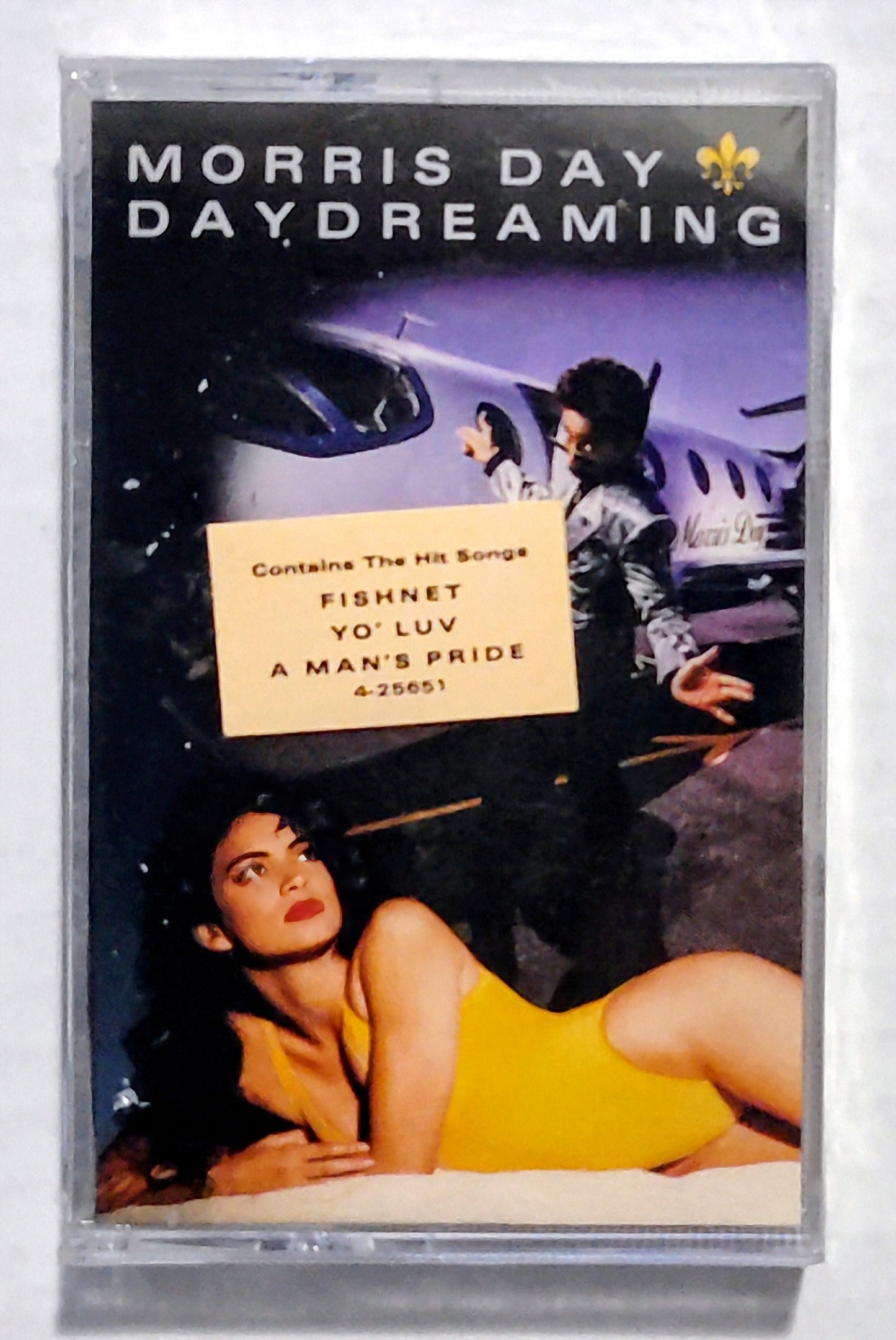 Morris Day - “Day Dreaming” - CASSETTE TAPE VG+/M (Sealed; drill hole thru spine & art)