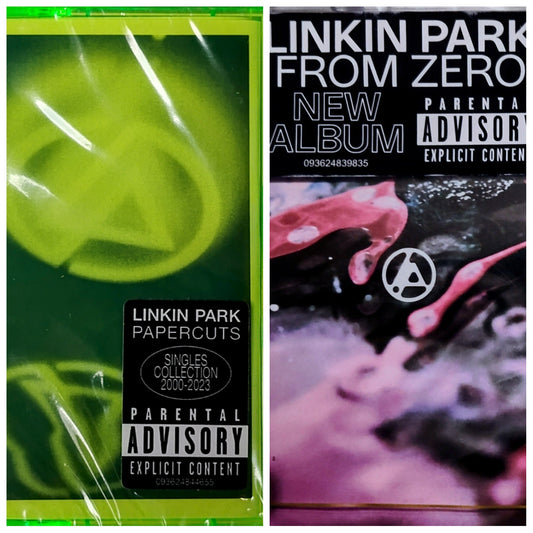 Linkin Park - Batch Combo: "Papercuts" and "From Zero" - CASSETTE TAPE M/M(x2) (Sealed x2)