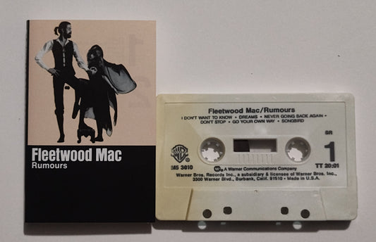 Fleetwood Mac - "Rumours" - CASSETTE TAPE VG+/VG (Shell discoloration; does not affect play)