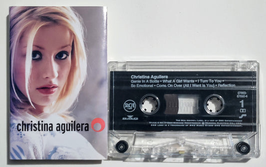 Christina Aguilera - "Christina Aguilera" - CASSETTE TAPE (DIGalog; DOLBY) VG/VG (Lightstruck cover)